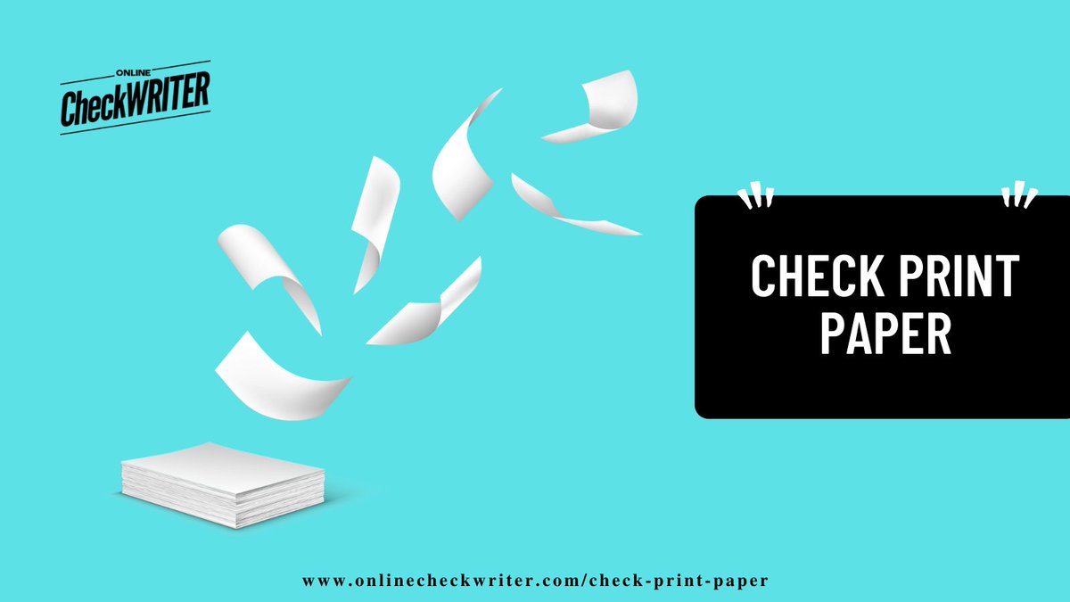 Online Check Writer tweet media