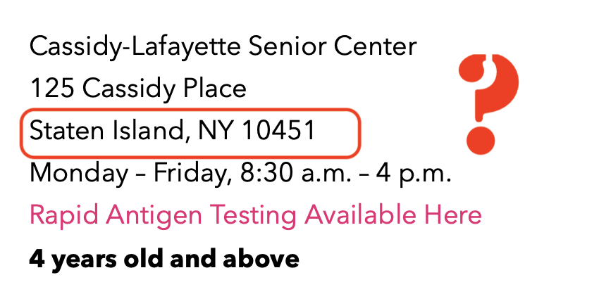 Coop_City_'s tweet photo. .@NYCMayor @NYCMayorsOffice @NYCHealthSystem @nycgov There is not a single testing site listed for Co-op City for this entire week and only ONE in the entire BRONX on your updated website (which is also missing navigation tabs) https://t.co/yh4NyXxA4M https://t.co/6zPvYHq2HD