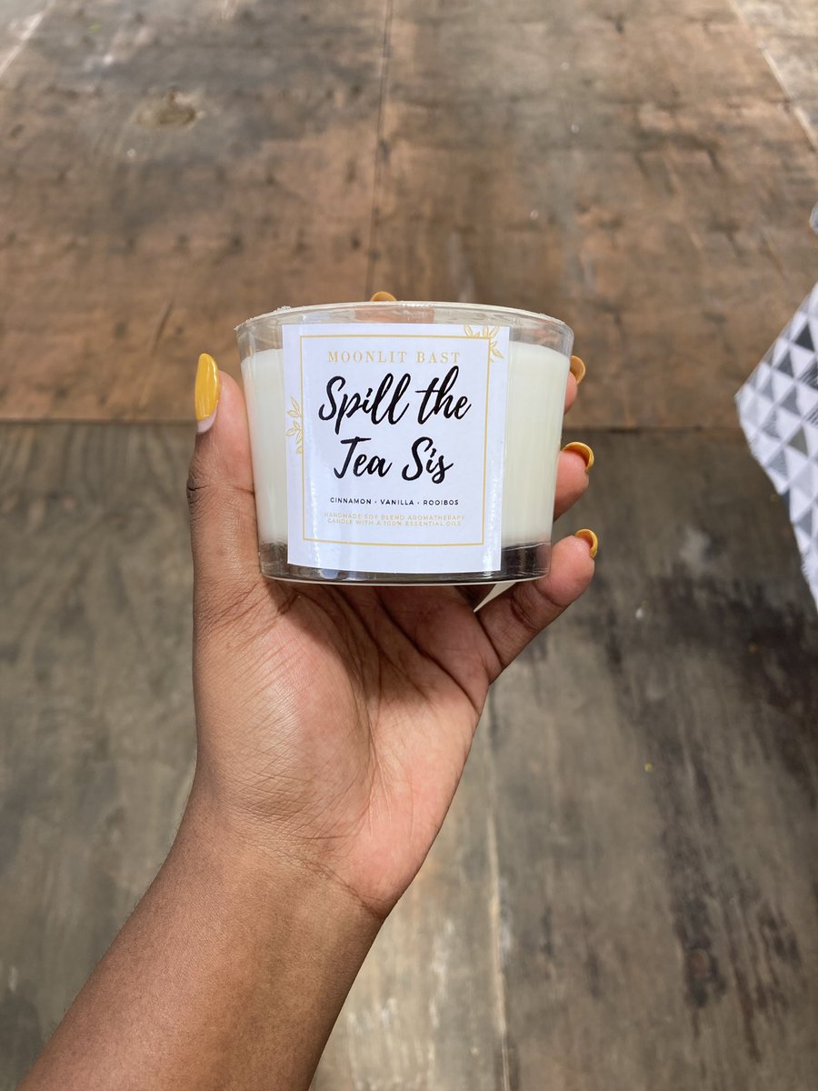 moonlitbast's tweet photo. Missed us? We’re back and ready to light up your life and ease your mind with our aromatherapy candles. What’s new? We will spill the tea very soon 😉 https://t.co/xjJV9LIJ2Q