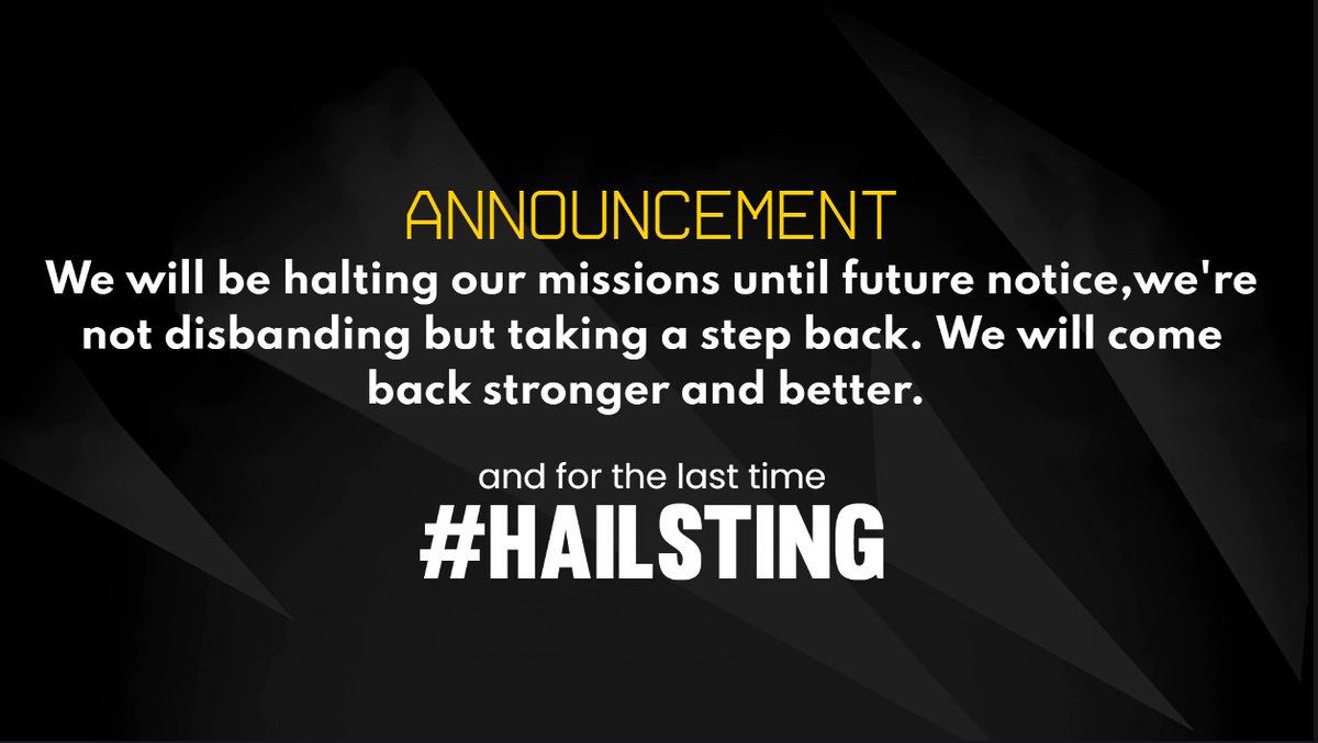 TeamStingME's tweet photo. End to a Great Journey. #HailSting https://t.co/UT0oYgjHgR