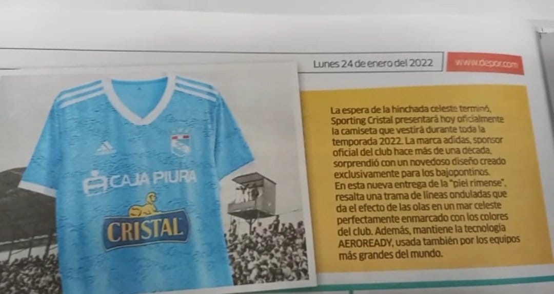 Memorabilia Sporting Cristal tweet media