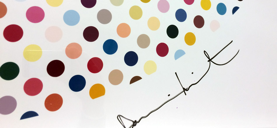 George_Thornton's tweet photo. While Hirst had his heyday back in the ’90s and the 2000s, his work is still widely collected today. The market may have slowed a little but Hirst prints have become part of the new canon, and no collection of contemporary art from the last few decades is complete without one. https://t.co/xjK7HssMrM