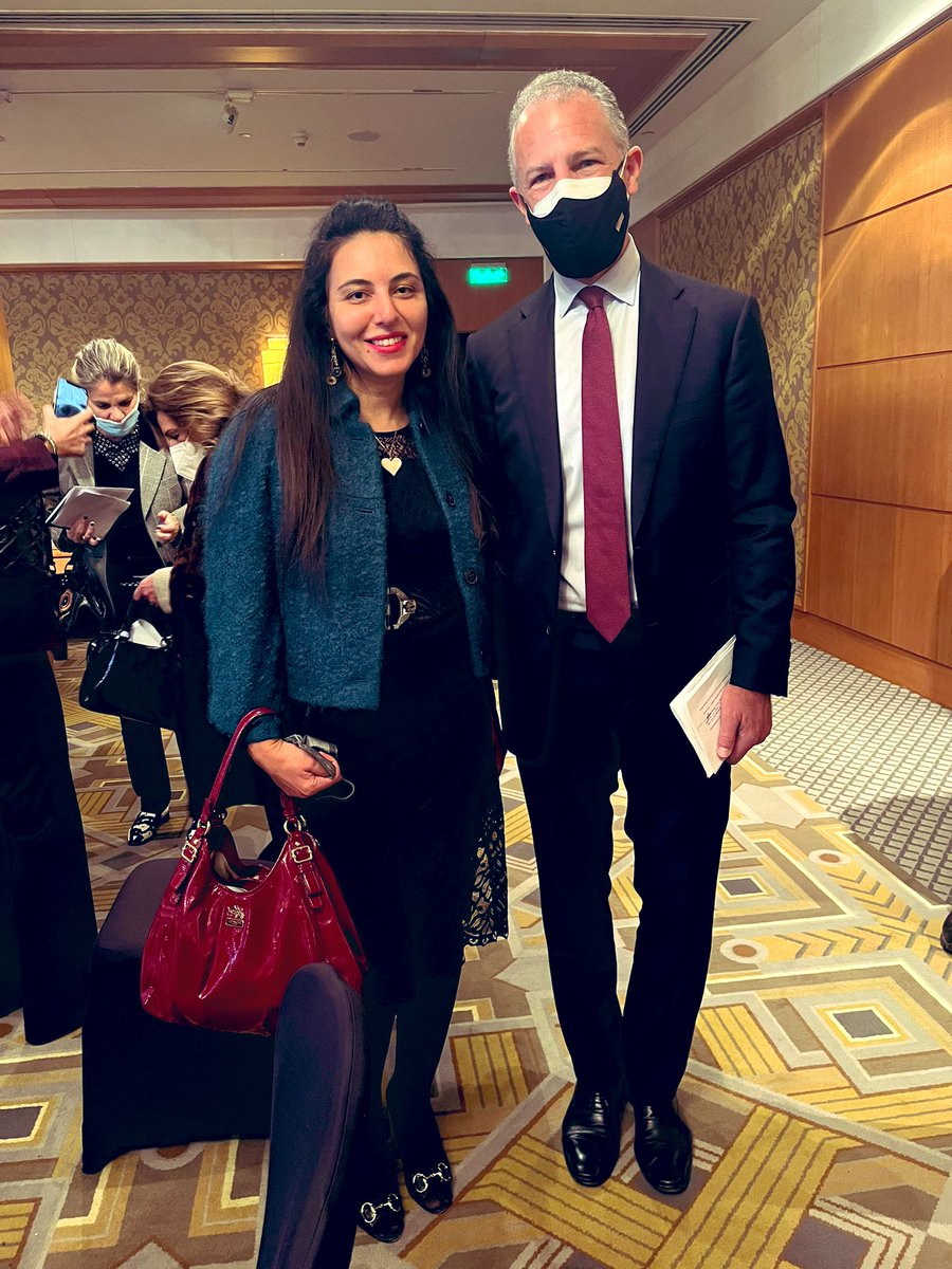 marwamaziad's tweet photo. At the 1st @USEmbassyCairo &amp; @HolocaustMuseum event in #Cairo commemorating the UN-recognized International Holocaust Remembrance Day #IHRD. An educational time of Reflection &amp; Convergence on shared meanings and values. With speakers @robsatloff @Mina_USHMM #Magda_Haroun https://t.co/knHqZqTEfL