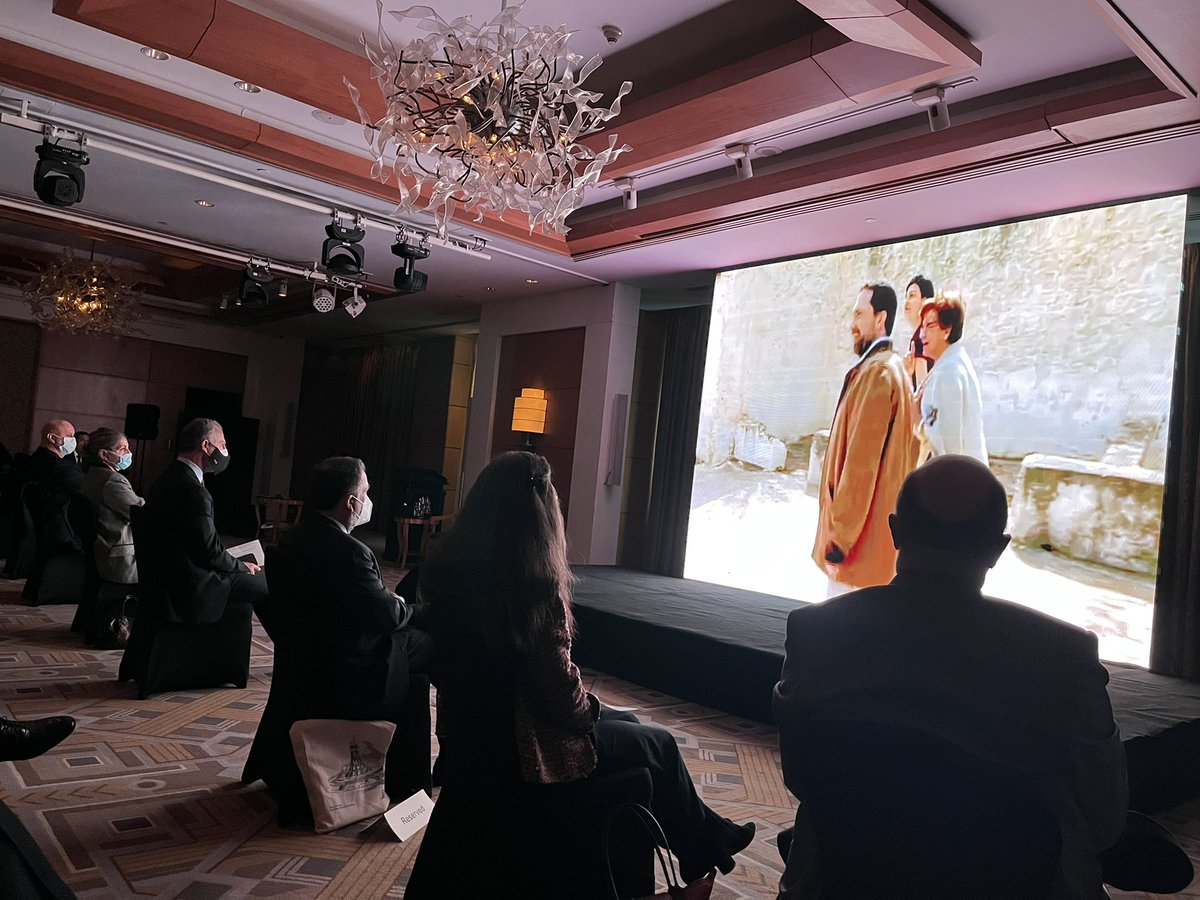 marwamaziad's tweet photo. At the 1st @USEmbassyCairo &amp; @HolocaustMuseum event in #Cairo commemorating the UN-recognized International Holocaust Remembrance Day #IHRD. An educational time of Reflection &amp; Convergence on shared meanings and values. With speakers @robsatloff @Mina_USHMM #Magda_Haroun https://t.co/knHqZqTEfL
