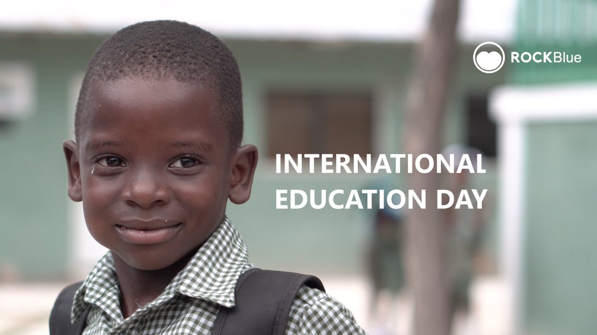 ROCKBlue_org's tweet photo. Happy #InternationalEducationDay!

ROCKBlue supports #stemeducation and careers in water, sanitation and hygiene (WASH) as a way to turn dreams into realities and to make the world a better place. https://t.co/2rhvy4rkuE