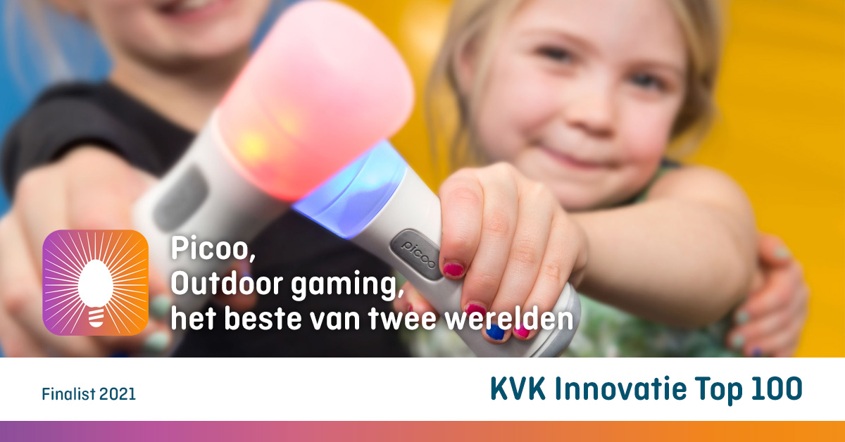 Een revolutie in de gamingwereld: outdoor gaming. @picooplay combineert het interactieve van computergames met het avontuurlijke van buitenspelen met als doel kinderen meer te laten bewegen. Finalist @InnovatieTop100 ow.ly/6bPa50HySHR