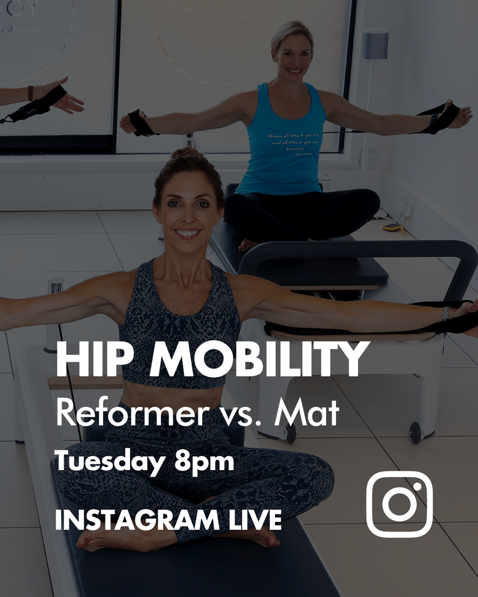 APPIHealthGroup's tweet image. FREE!

Join #Reformer Series Presenter and APPI Master Trainer, Sarah Chambers, as she looks at #HipMobility with a focus on the #HipFlexors and how one can compare exercises on the reformer vs. the mat.

LEVEL-UP IN 2022!

Tomorrow night 8pm Instagram live!