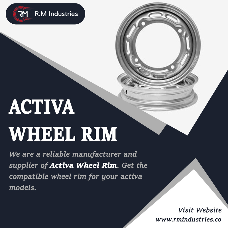 industries_rm's tweet photo. Get the heavy duty Activa Wheel Rim from RM Industries. 
Buy now: https://t.co/Mtf2fwiJ1d
#activa #activawheelrim #rim #activarim #wheel #buywheelrim https://t.co/v0NSttO66n