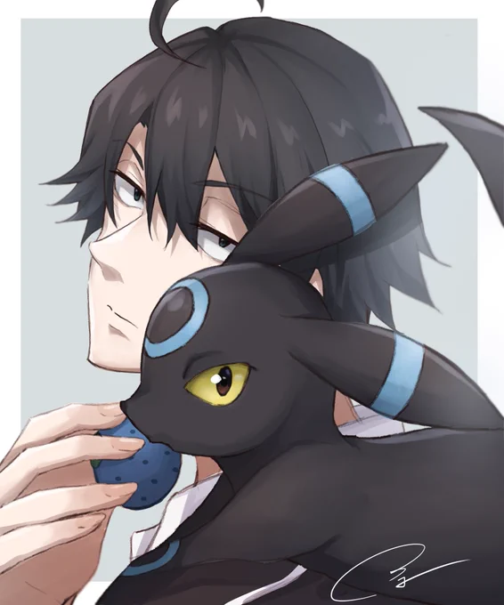 〜if物語〜
「ポケガイル:八幡×ブラッキー」 