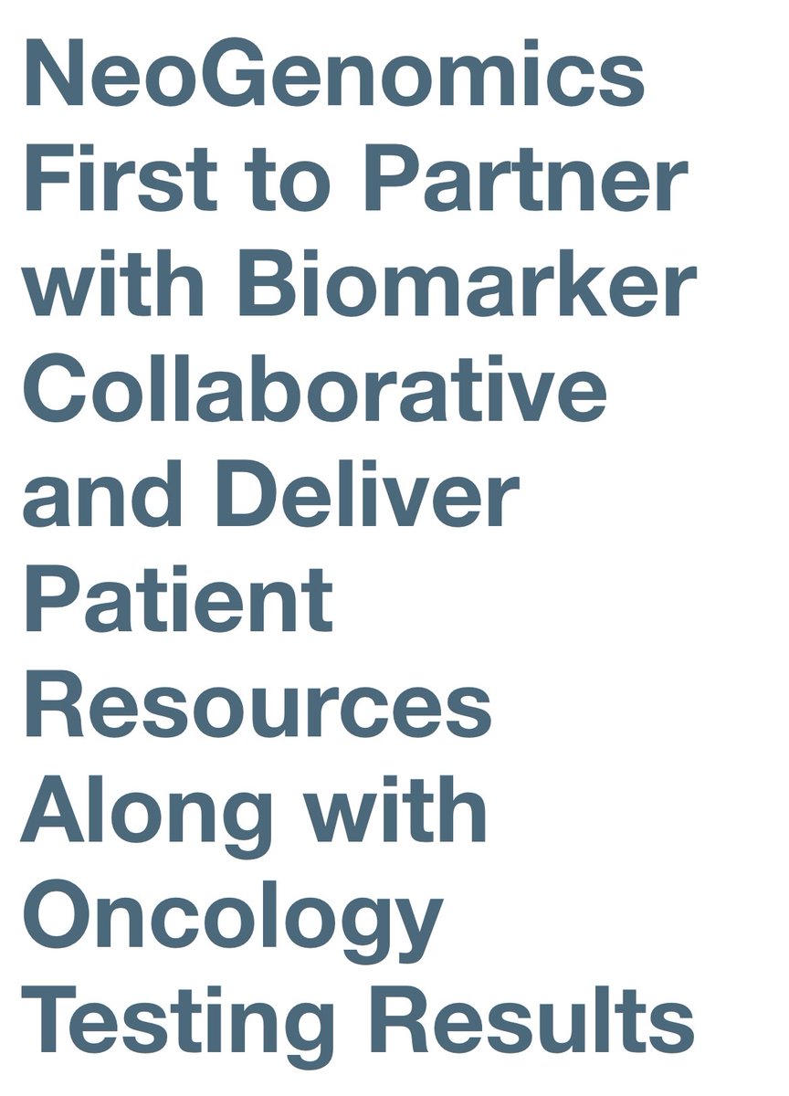 Biomarker Collaborative tweet media