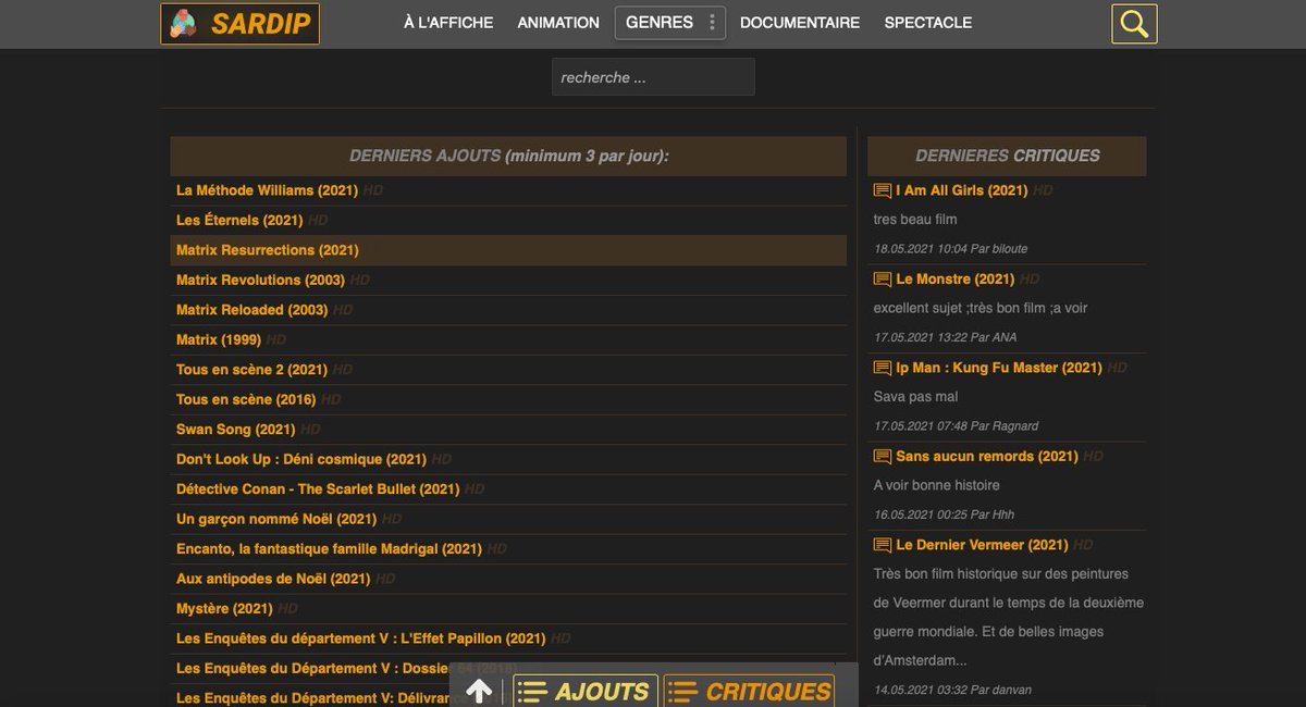 NotmadeFr's tweet image. Ce genre de site c'est bien quand tu regardes mais tu detruit la vie de plein de réalisateurs