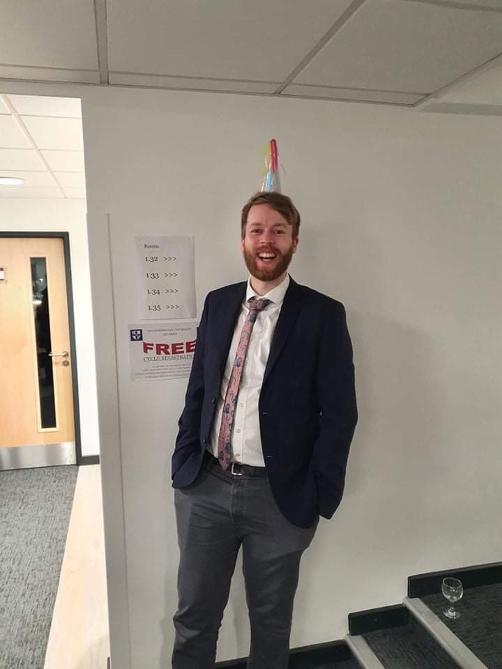 Oliver Haslam (@olihaslam) on Twitter photo Still can’t believe it but on Friday I passed my PhD viva with no corrections. Endless thanks to my amazing supervisors <a href="/JenniferACooke/">Jennifer Cooke @jenniferacooke.bsky.social</a> and Brian Jarvis. Here is a photo of me unravelling directly after Still can’t believe it but on Friday I passed my PhD viva with no corrections. Endless thanks to my amazing supervisors <a href="/JenniferACooke/">Jennifer Cooke @jenniferacooke.bsky.social</a> and Brian Jarvis. Here is a photo of me unravelling directly after
