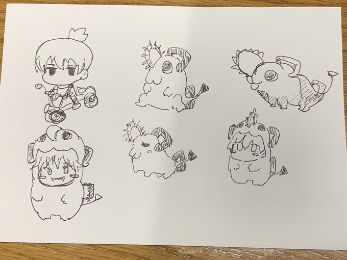 ぬい楽しんでもらえて何よりです💛💙
たった一枚の落書きから始まったポチタ二次創作の連鎖はぬいぐるみになって着ぐるみイラストになってパジャマにまでなりました https://t.co/fJqSGugUZc 