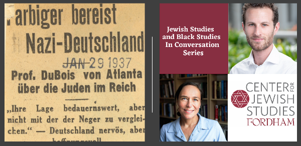 FordhamJS's tweet photo. This Week in Jewish Studies @FordhamNYC: Ben Ratskoff on Du Bois, Fascism, and Racism; on our blog secrets of a sixteenth-century book and its readers. - https://t.co/Oi9o2hoC92 https://t.co/o3bMqiORlo