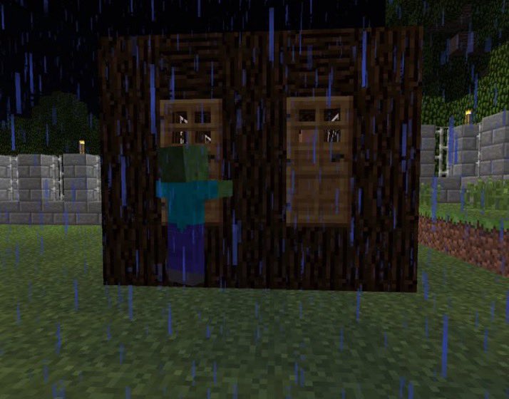 Generic Minecraft Zombie tweet media