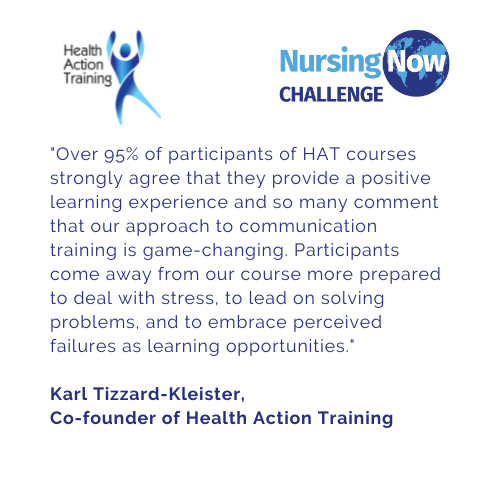 NursingNow2020's tweet photo. This Friday at 2pm (GMT) the @HealthActionUK Training team will lead an information webinar to provide you with everything you need to know about the #HATtraining.
Register today & find out more about this wonderful opportunity: https://t.co/LeMafqIYxM
@BurdettTrust https://t.co/gqUTHxaBCs