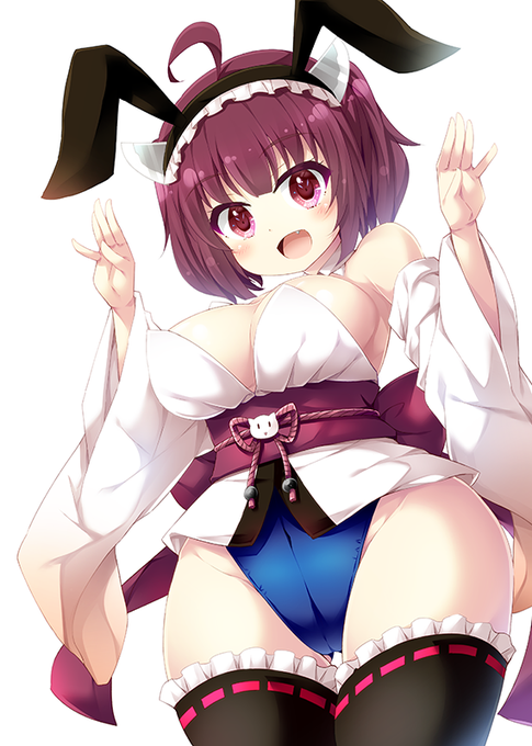 Skebでリクエスト頂いた和バニーきりたん納品しました!ありがとうございました!
https://t.co/1xVVeiD31F
#東北きりたん #Skeb  #Commission 