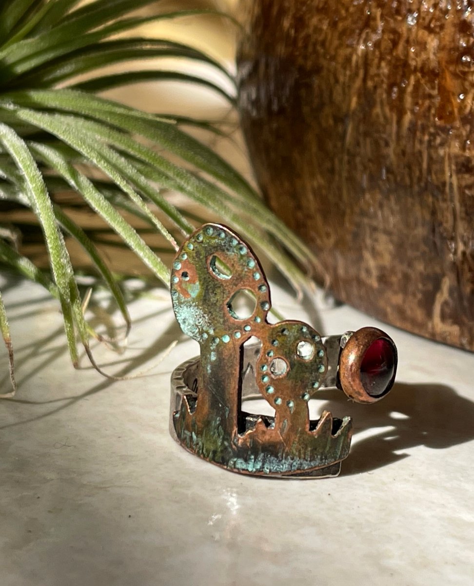 Chloeography's tweet photo. Today is National Compliment Day and I want you to know that YOU ARE MAGICAL! 

Want a shroomy ring with your own hidden pick-me-up message? DM me and I can make that happen!

#chloeography #mushroomart #nationalcomplimentday #selflove #selfdevelopment #healingart #artisanmade https://t.co/vxkE1bcWf6