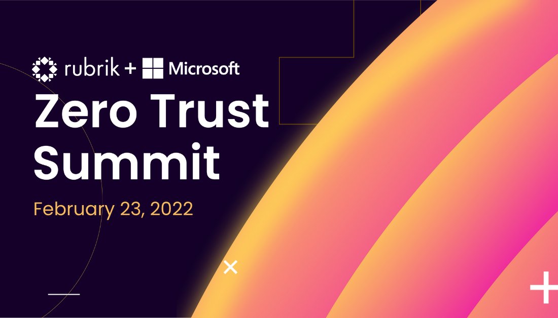 .<a href="/RubrikInc/">Rubrik</a> + <a href="/Microsoft/">Microsoft</a> = Zero Trust! Join me at the #ZeroTrustSummit to learn how to protect your mission-critical applications and enterprise workloads from the threat of #ransomware. Register here: bit.ly/33Urp0Y