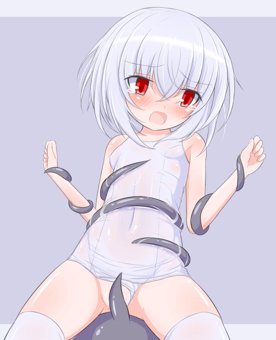 絵462号「ノエさん」
穏やかな池にいた魔物に襲われたノエは触手で絡め取られ、魔物に跨るような形で座らされた。股布をずらされ、うにょうにょと動く触手が股間にあてがわれる。抵抗を試みているとその触手の先端が裂け、粘液を纏った異形の触手が現れた。 