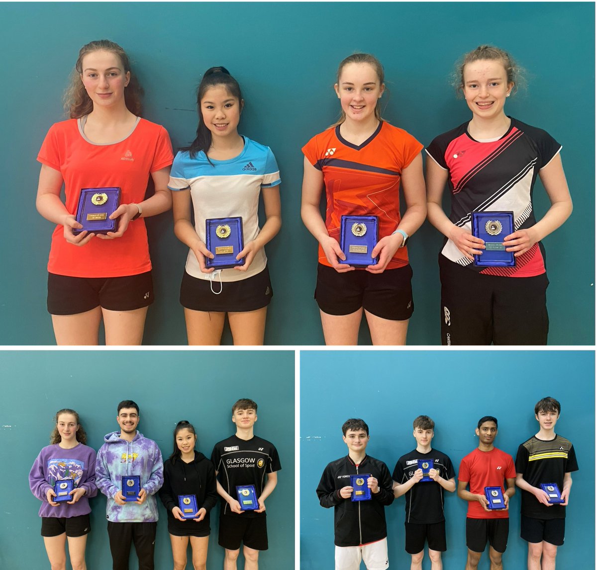 BadmintonScot's tweet photo. Some fantastic results from the U17 Midland Junior Championships over the weekend with Katrina Chan taking home gold in GD, XD and GS! 🏅

Well done to everyone who took part and congratulations to all the winners 🤩

▶️ Read a full report here: https://t.co/WpH21VO9kw https://t.co/auXlDNcxnJ