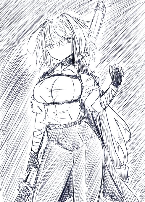 趣味を露わにしたらくがきです 