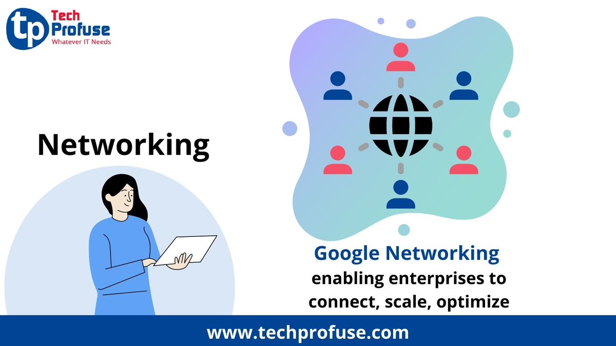 techprofuse's tweet image. Get Google Networking services to connect, scale and optimize the growth of your business. Google Networking enables effective team communication which results in the success of an enterprise.
#googlenetworking #goooglenetworkingservices #techprofuse #techprofuseservices
