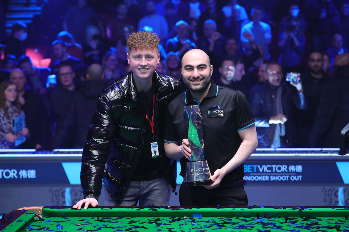 So unbelievably proud of this guy❤️❤️
@hvafaei147 2022 BetVictor Snooker Shoot Out Champion🏆🏆