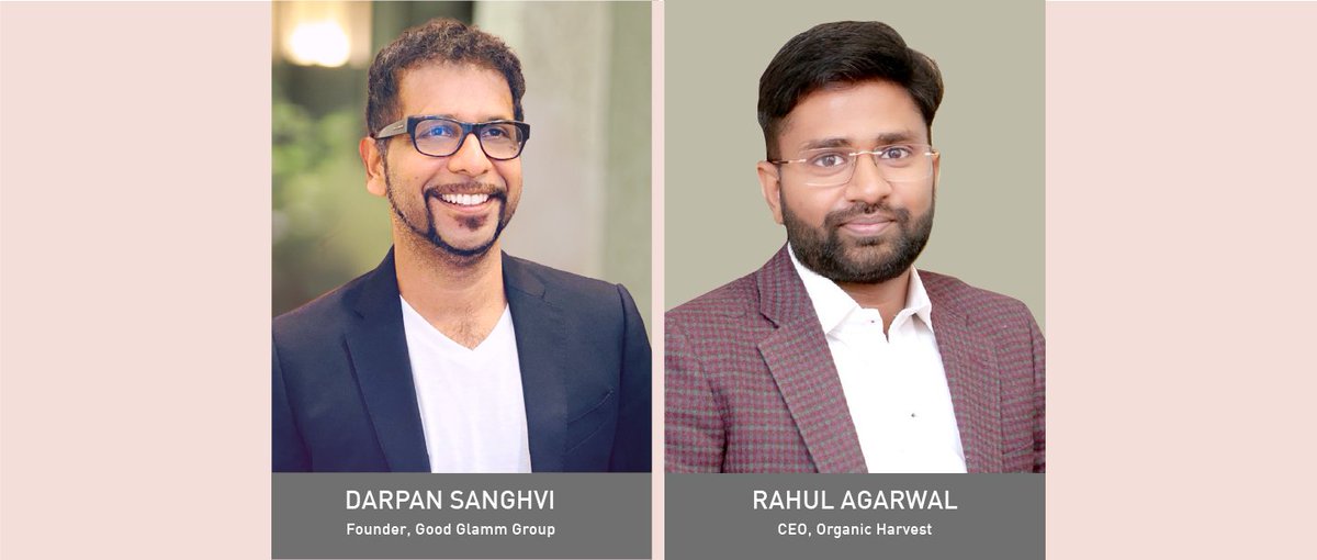 The Good Glamm Group has acquired a majority in Organic Harvest &amp; will be investing Rs 75 crores in the brand. Marking the group’s entry in Organic Beauty &amp; Personal Care category!
Congrats <a href="/darpansanghvi1/">darpansanghvi</a> <a href="/priyankagill/">Priyanka Gill</a> <a href="/naiyyasaggi/">Naiyya Saggi</a> @rahulagg2000 

bit.ly/32ufvuu