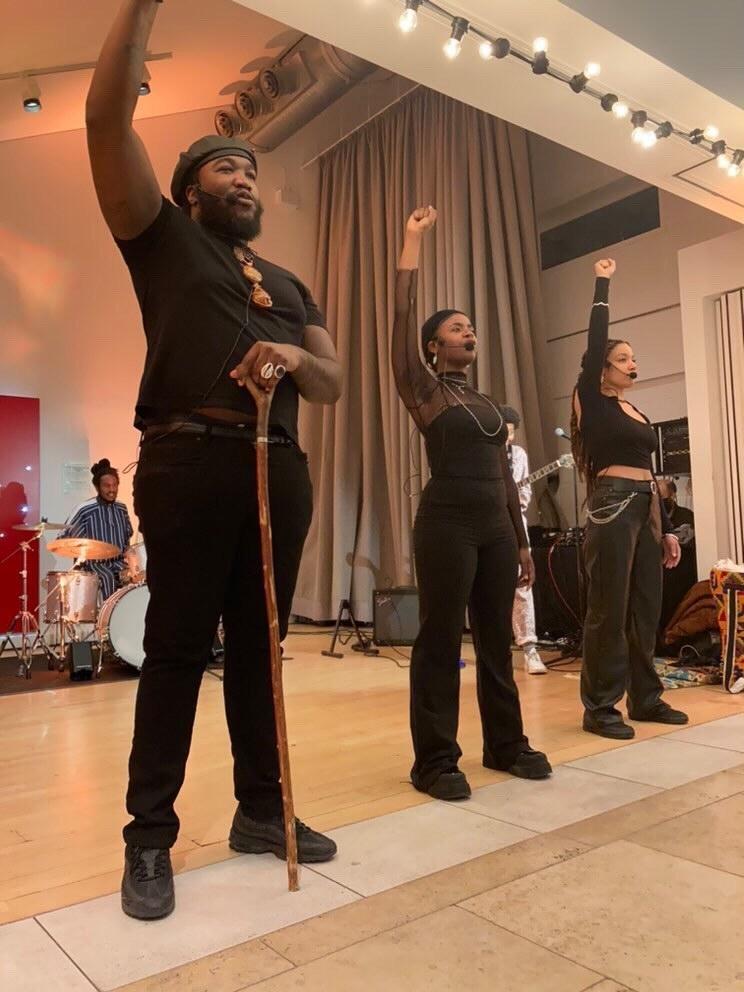 LateshiaHowell's tweet photo. I was selected &amp; commissioned to perform at @Sadlers_Wells last week 💐 'Radical Visions' by Akiem Toussaint Buck; a 2 day show filled with dance, film, music &amp; poetry. I am full of love, light &amp; spiritual guidance ✨🌹 https://t.co/mrDGO3VXnl