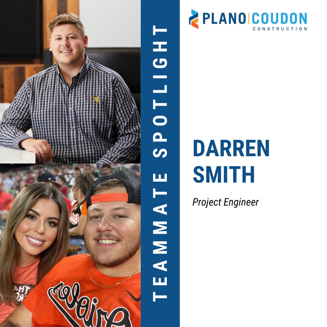 Meet Darren Smith, Project Engineer, and this month’s teammate spotlight! 

Thanks for all that you do, Darren!

#EmployeeSpotlight #BuildWithUs #JoinOurTeam