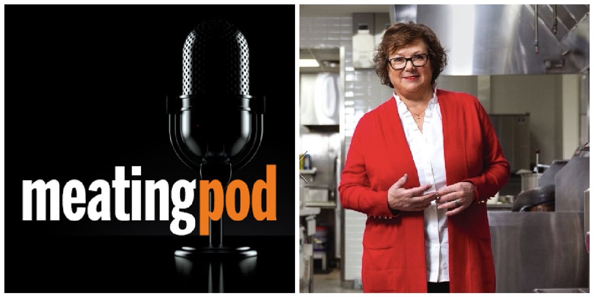 Meatingplace's tweet photo. We're talking excellence in food safety and quality assurance with Sharon Beals, senior vice president of food safety and quality for CTI Foods in the new episode of #MeatingPod. https://t.co/57R7uev3tk #alt-meat #podcast #womeninscience https://t.co/ntmSX48qRW