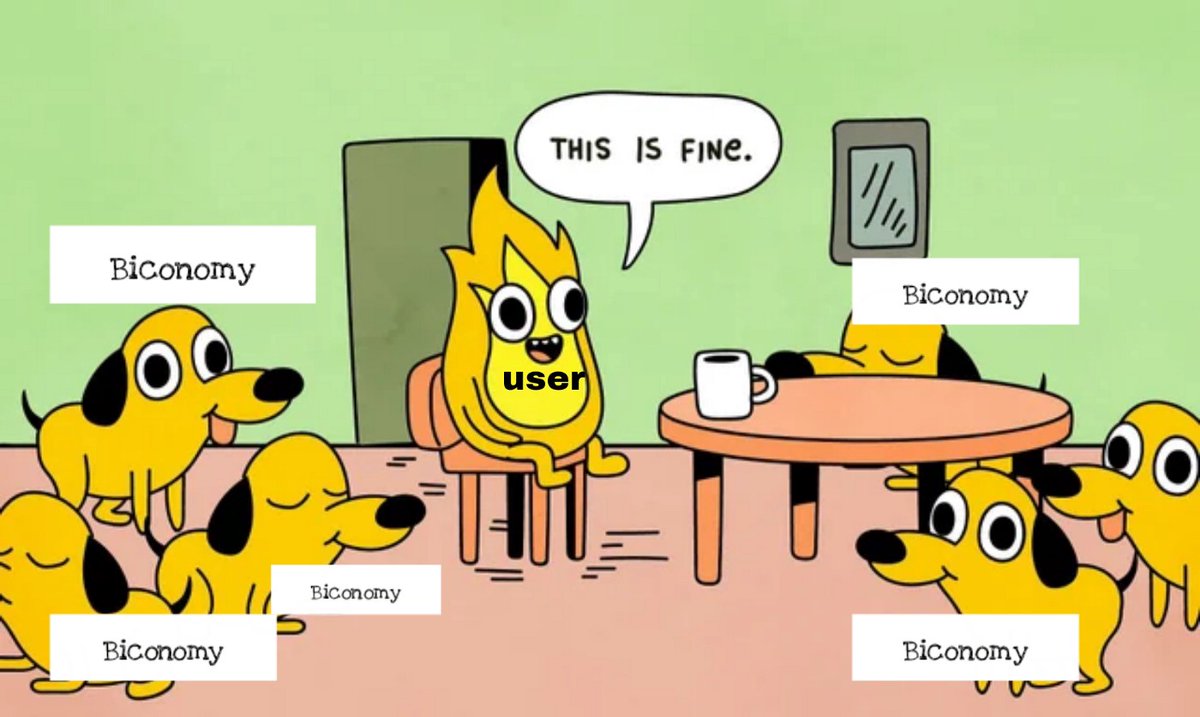 biconomy's tweet photo. Web3 users with Biconomy vs without Biconomy

Meme credits: @0xShivani 

Read her deep dive piece on Biconomy below👇 https://t.co/tjcPg727Tp