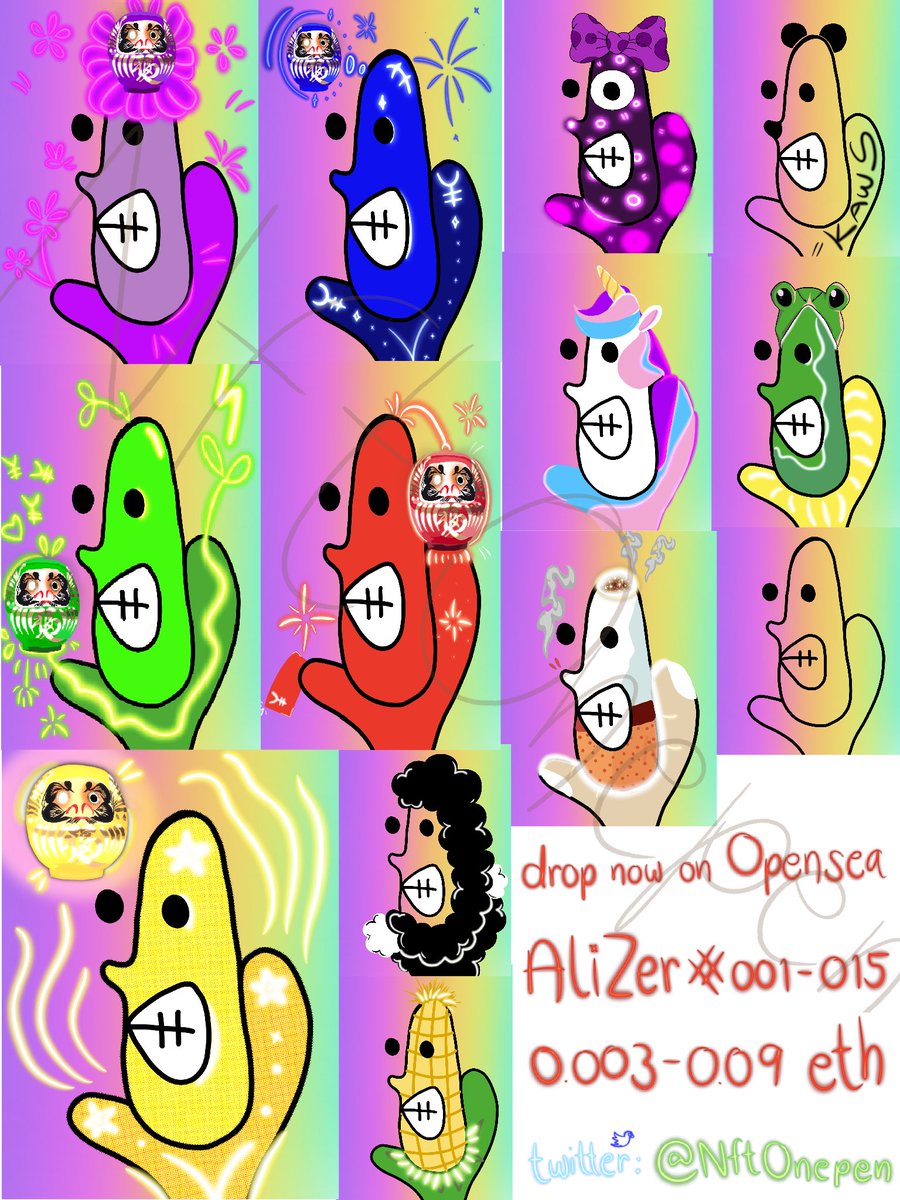 NftOnepen's tweet photo. My Alizer they are my kids❤️

[NEW ITEM UPDATE] : AlienJP Collection 👽👽
Check out all baby on OpenSea now 🔗 https://t.co/Fu4EdYSnhN 0.003-0.09 🙏🏻

#NFTProject #NFTJapan #NFTCommumity #NFTdrops #NFTJPN #NFTs #Crypto #Ethereum #LISA #nature #NFT #Xian #YouthWithYou3 #Metaverse https://t.co/2d394Sf6Wv