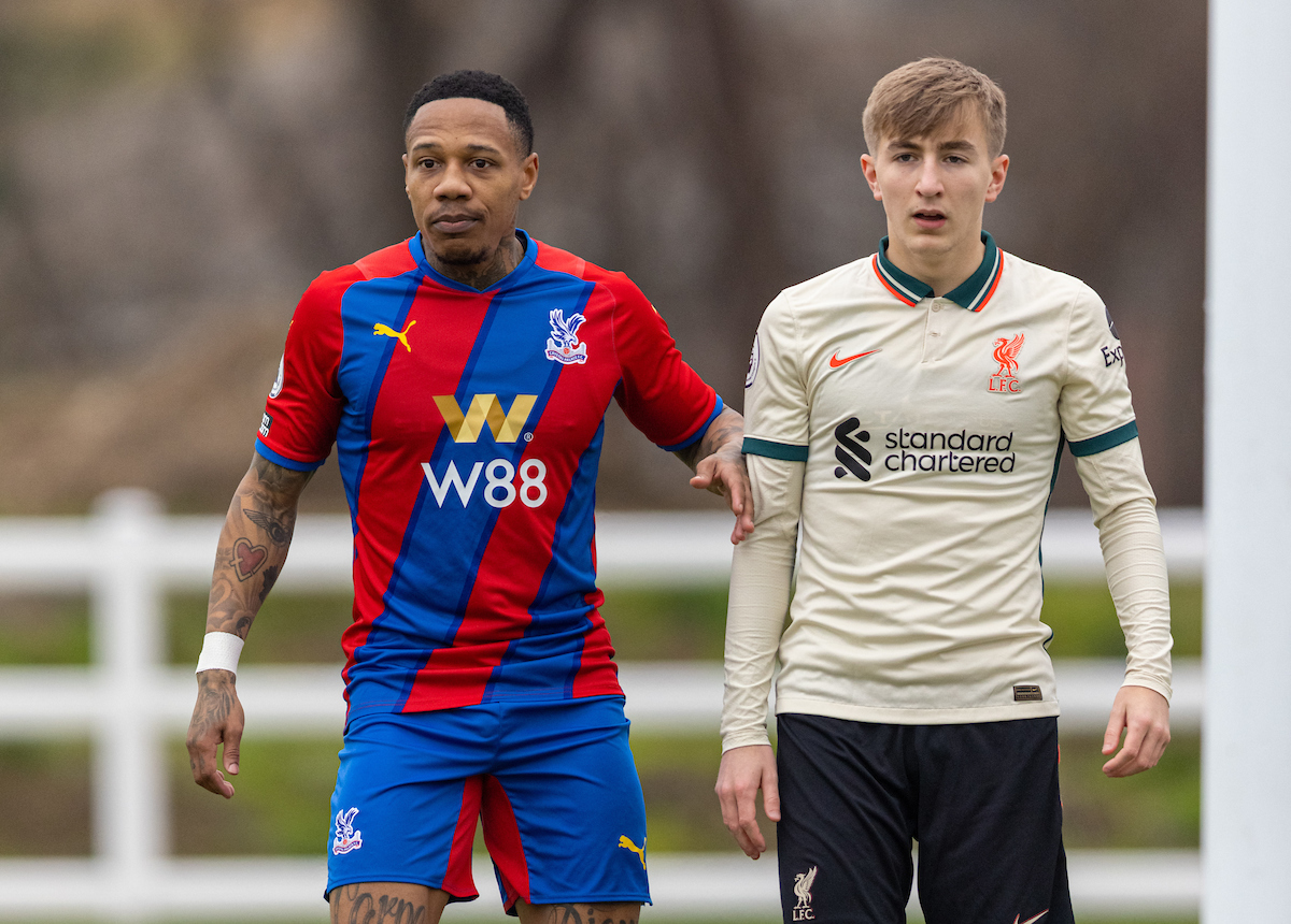 Yes, that's Nathaniel Clyne playing for the Palace U23s against Liverpool today 👀

Martin Kelly also involved.