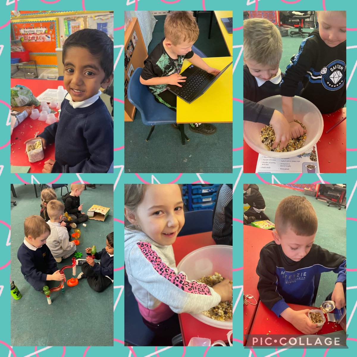Sandfields_Pri's tweet photo. Last week #sfpshootingstars enjoyed reading the story 'The Messy Magpie.' They explored and researched how materials can be recycled, and the pupils reused old milk cartons to create bird feeders #reducereuserecycle #SFPHWB #SFPARTICLE24 https://t.co/B5I2Ik6OSn