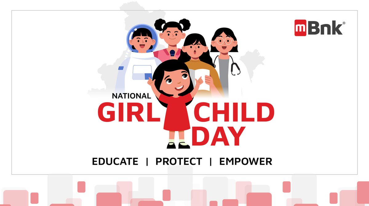 mBnkPhygital's tweet photo. To all the #Girls, 
Be fearless, dream big and no matter what you are told you are capable💪🏻

As a society we might’ve let you down, but in the future we promise to do our best to #Educate, #Protect and #Empower these young bright minds.

Wishing you a very #HappyGirlChildDay 👧🏽 https://t.co/drbYa4P6Vt