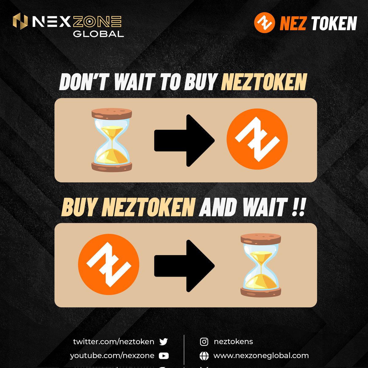nexzoneglobal's tweet photo. Plan Wisely⚡🤯
Don't wait to buy Neztoken 🚫
Buy Neztoken And HODL 🤑🤩
.
#nexzonex #btc #neztoken #tokensale #airdrop #hodl #moon #fomo #ath #alltimehigh #cryptocurrency #cryptotoken #exchange #cryptotrading #trading #Blockchain #TRC20 #Airdrops #Airdrop #token #cryptocurrency https://t.co/Lmub1LcSzQ