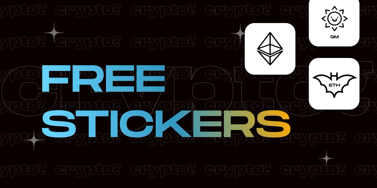 CryptoreHQ's tweet photo. Free high quality web3 stickers on first 100 orders! https://t.co/2WyYDAlVlU