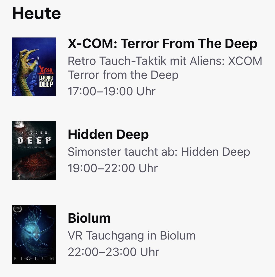 Bimon's tweet photo. Heute ab 17:00 großer #Simonster Unterwassertag bei https://t.co/jBzORfRRRm mit folgenden Themen: #Xcomterrorfromthedeep #HiddenDeep #Biolum https://t.co/IlwyeWQ2lz