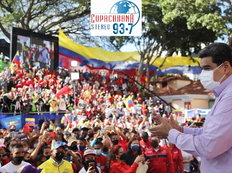 copacabanafm's tweet photo. Flexibilización se mantendrá en todo el país, así lo anunció el presidente de la republica Nicolás Maduro

Durante la concentración por la conmemoración del 64º aniversario de la rebelión cívico-militar del 23 de enero de 1958, el jefe de Estado reiteró

https://t.co/WgEi8lbF1q https://t.co/xuN4wnxiQA