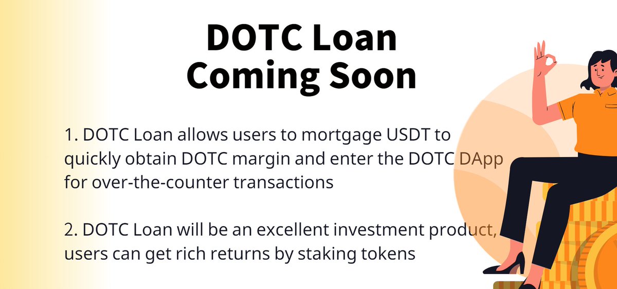 The DOTC loan will once again expand the product ecosystem of DOTC.
OTC trading, come to the DOTC DApp
dotc.pro
#Airdrop #Airdrops #USDT #BTC #BSC