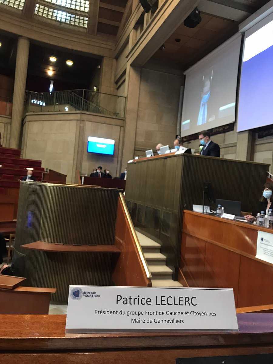 En réunion du conseil métropolitain sur le Scot <a href="/Elus_FDG_MGP/">Elus FDG Grand Paris</a> <a href="/GrandParisMGP/">Métropole du Grand Paris</a>