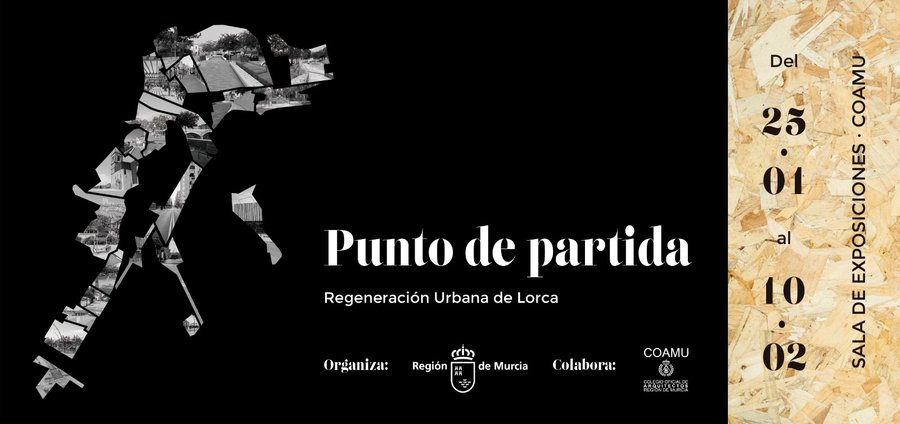 Con la exposición `Punto de Partida. Regeneración Urbana de #Lorca´ ponemos en valor la #transformación urbana de la ciudad en los últimos 10 años. 

El director <a href="/JPeZeTa/">Jaime PZ</a> y la decana <a href="/_COAMU/">COAMU</a> inauguran mañana la muestra. 

📌 Martes 25 de enero, 10:30 horas, en la sede del colegio