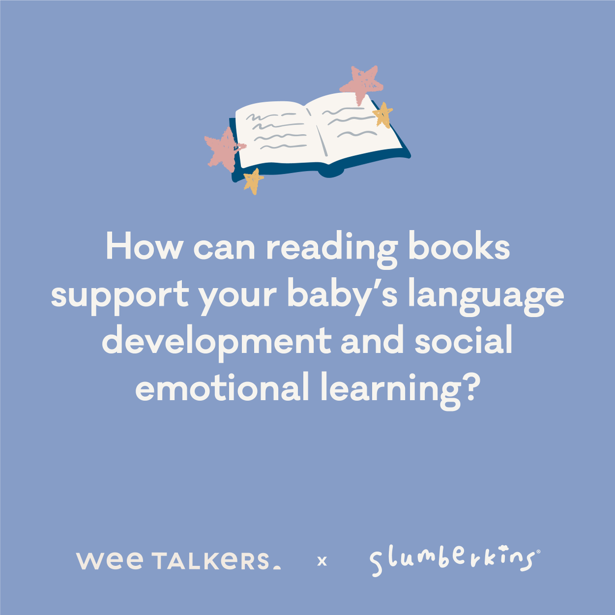 Ready to make reading with your baby a daily habit? This post will teach you why it’s worth doing, and how to make reading simple, doable, and fun! bit.ly/3rNJ0Ql
#Slumberkins #WeeTalkers