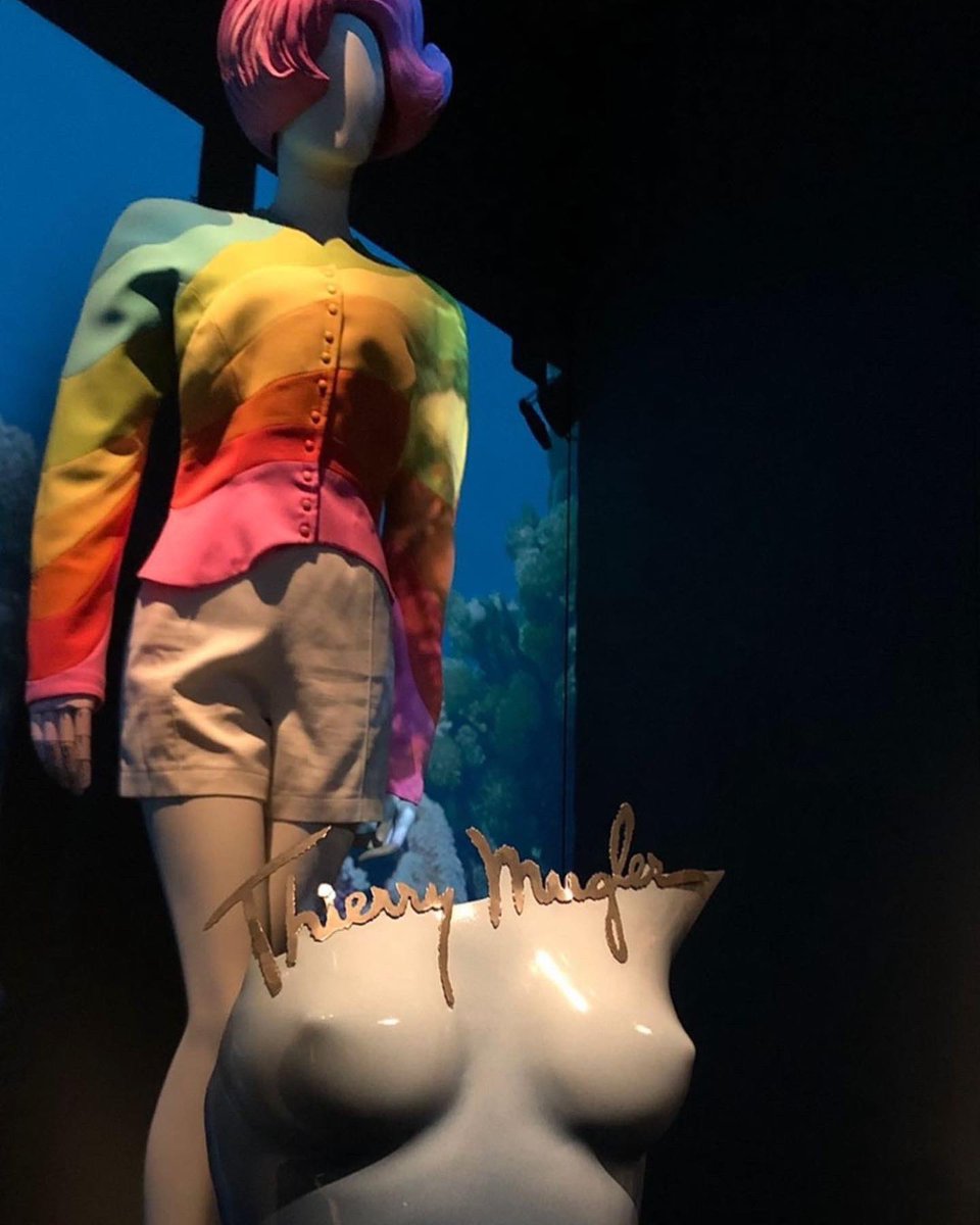 GemsMuseum's tweet photo. Rest In Paradise Manfred Thierry Mugler, can’t believe I was just at his exhibition this weekend feeling such inspiration from his archive. https://t.co/E02f1Td5J7