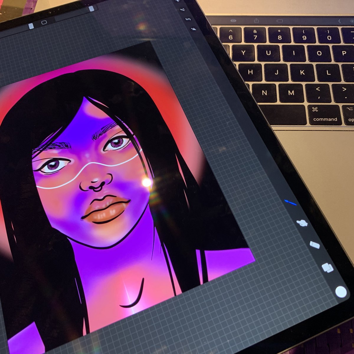 👀 #SneakPeek of a little collection I'm working on...

I've been delaying this for a while now, but i'm FINALLY back at it and so excited to be sharing more with you guys soon!😃

#NFTCommunity #NFTartists #NFT #Portraits #Procreate #DigitalArt #Handdrawn #Solsea