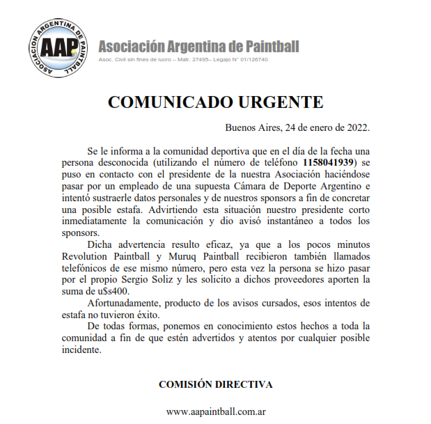 Asoc. Arg. de Paintball tweet media