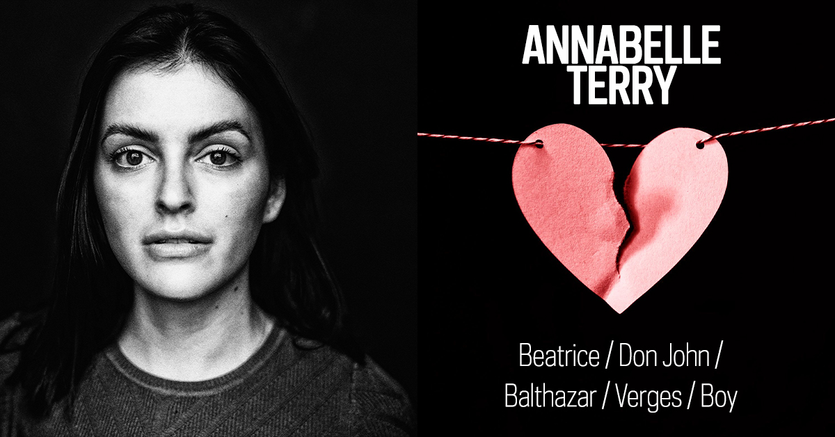 shakespeareatnd's tweet photo. A warm welcome to Annabelle Terry, who's new to the AFTLS family and already delivering stellar work. Annabelle and her #AFTLS castmates open "Much Ado About Nothing" at @WashHallND this Wednesday! Tix going fast at https://t.co/qANknBmgHR. https://t.co/yoOSt9LekS