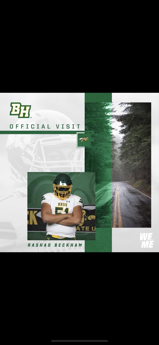 Thank you <a href="/BreskeJosh/">Coach Breske</a> <a href="/CoachBenBlake/">Ben Blake</a> and the whole staff <a href="/BHSUFB/">BHSU Football</a> for an amazing visit! #WEoverME